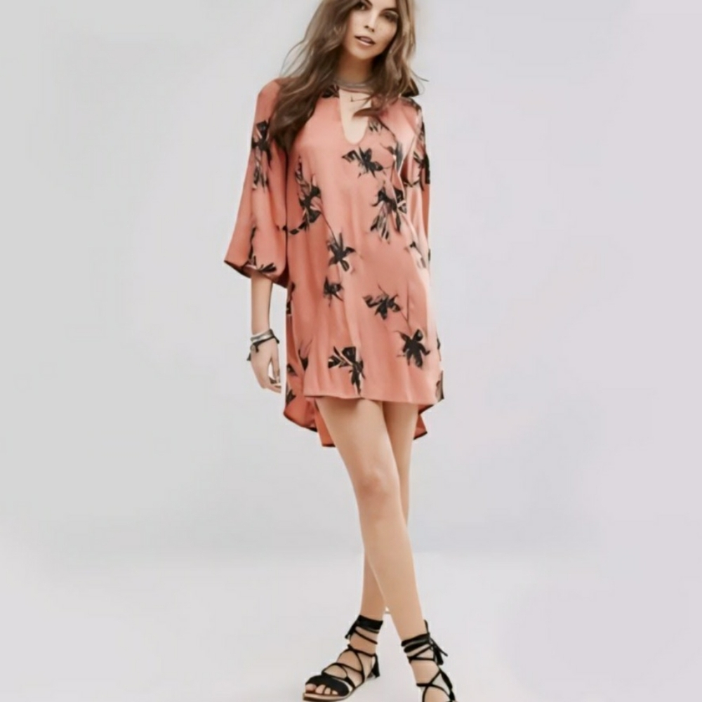 ● AMUSE Society | 100% Modal Tropical Palm Print Dress
